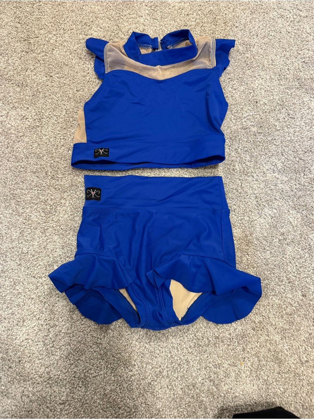 Kandi Kouture Royal Blue Two-Piece set